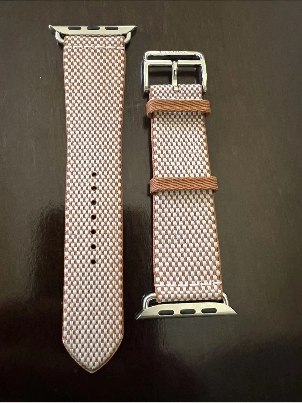 Hermes Black Smartwatch with Light Blue Numerals